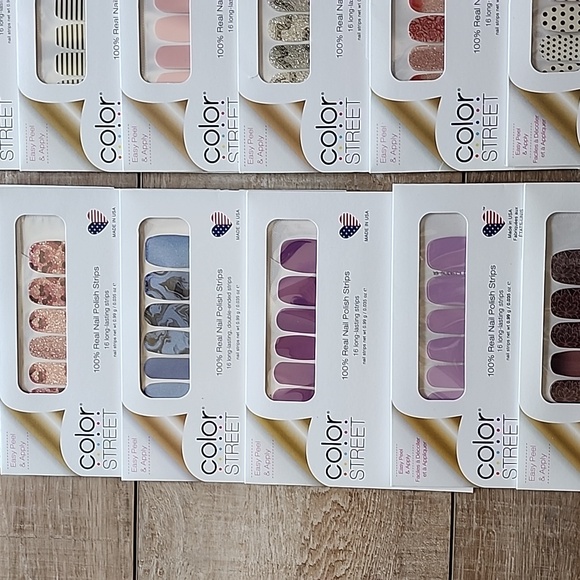 Color Street 100% Real Nail Polish Strips Collection. 20 Different Sets. - Picture 4 of 5